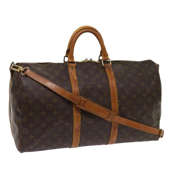 LOUIS VUITTON Monogram Keepall Bandouliere 50 Boston Bag M41416 - Picture 1 of 16